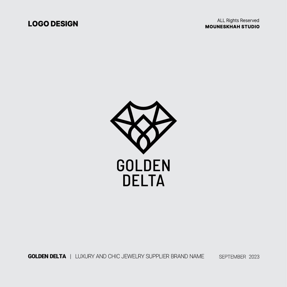 طراحی لوگو برند گلدن دلتا | GOLDEN DELTA — کاربرد