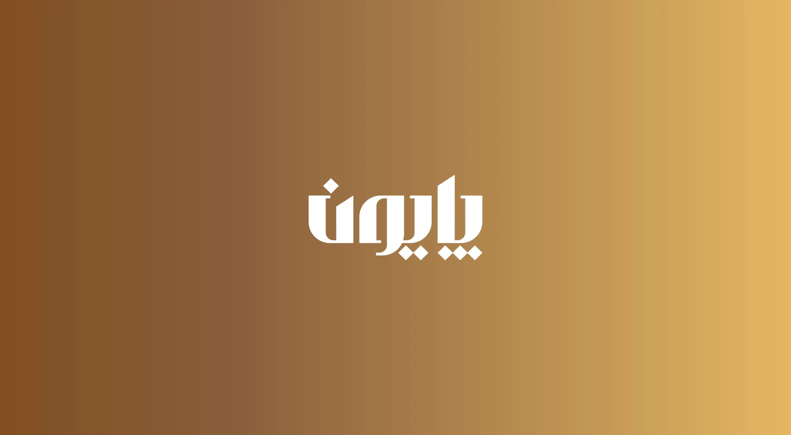 طراحی لوگو برند پایون | PAYOUN — لوگو روی رنگ سازمانی
