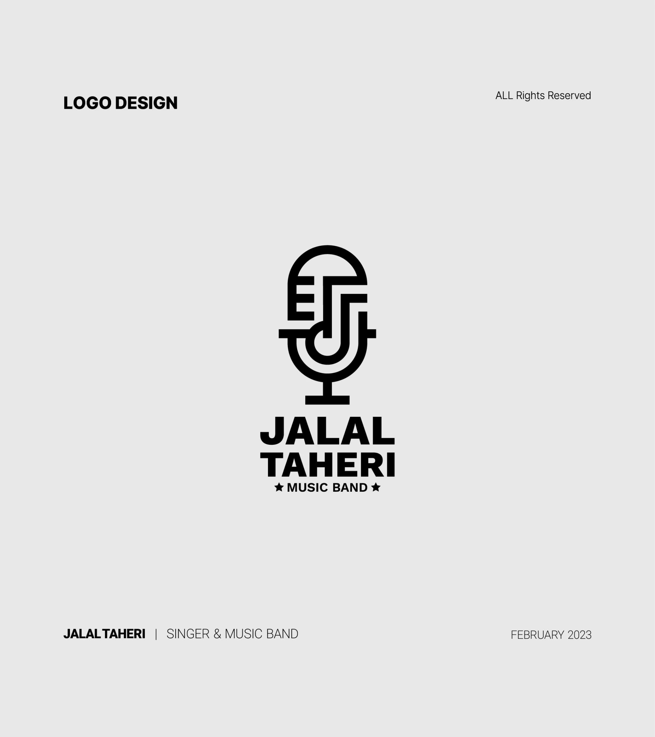 طراحی لوگو برند جلال طاهری | JALAL TAHERI — کاربرد