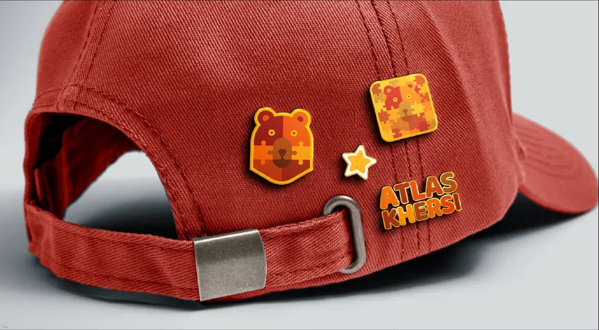 طراحی هویت بصری برند اطلس خرسی — کاربرد