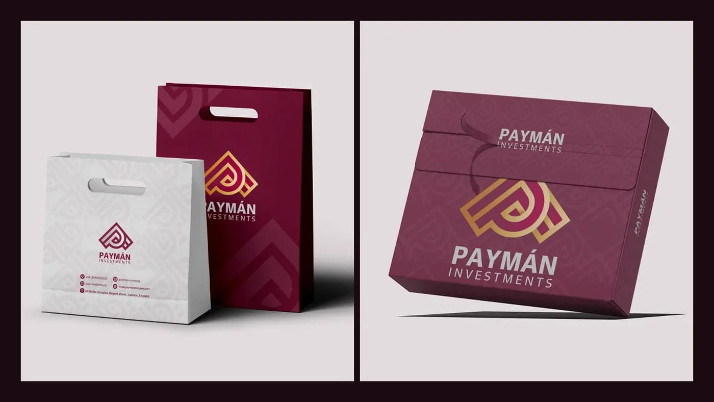 طراحی هویت بصری برند پیمان | PAYMAN — کاربرد