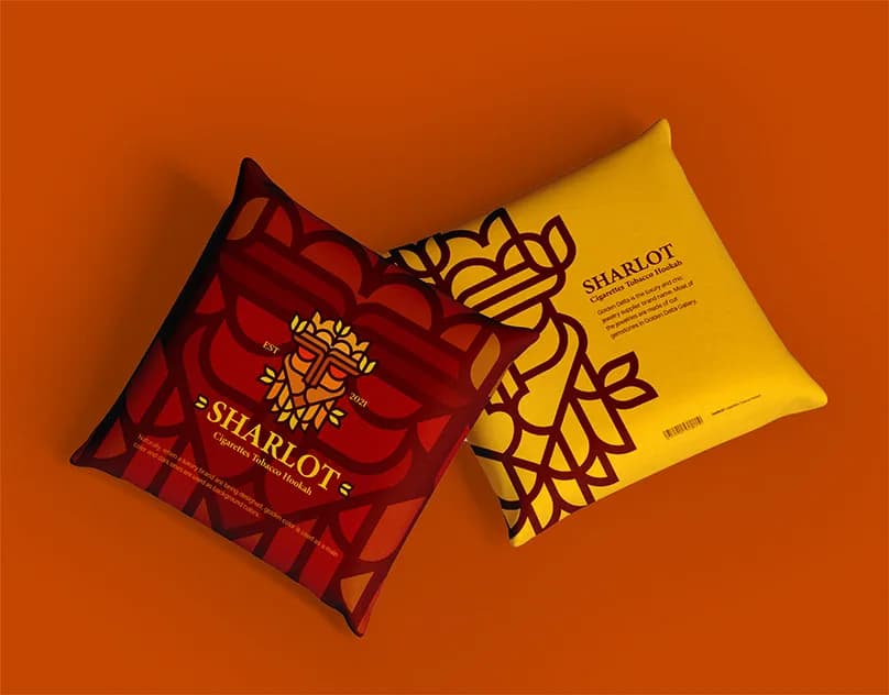 طراحی هویت بصری برند شارلوت | SHARLOT