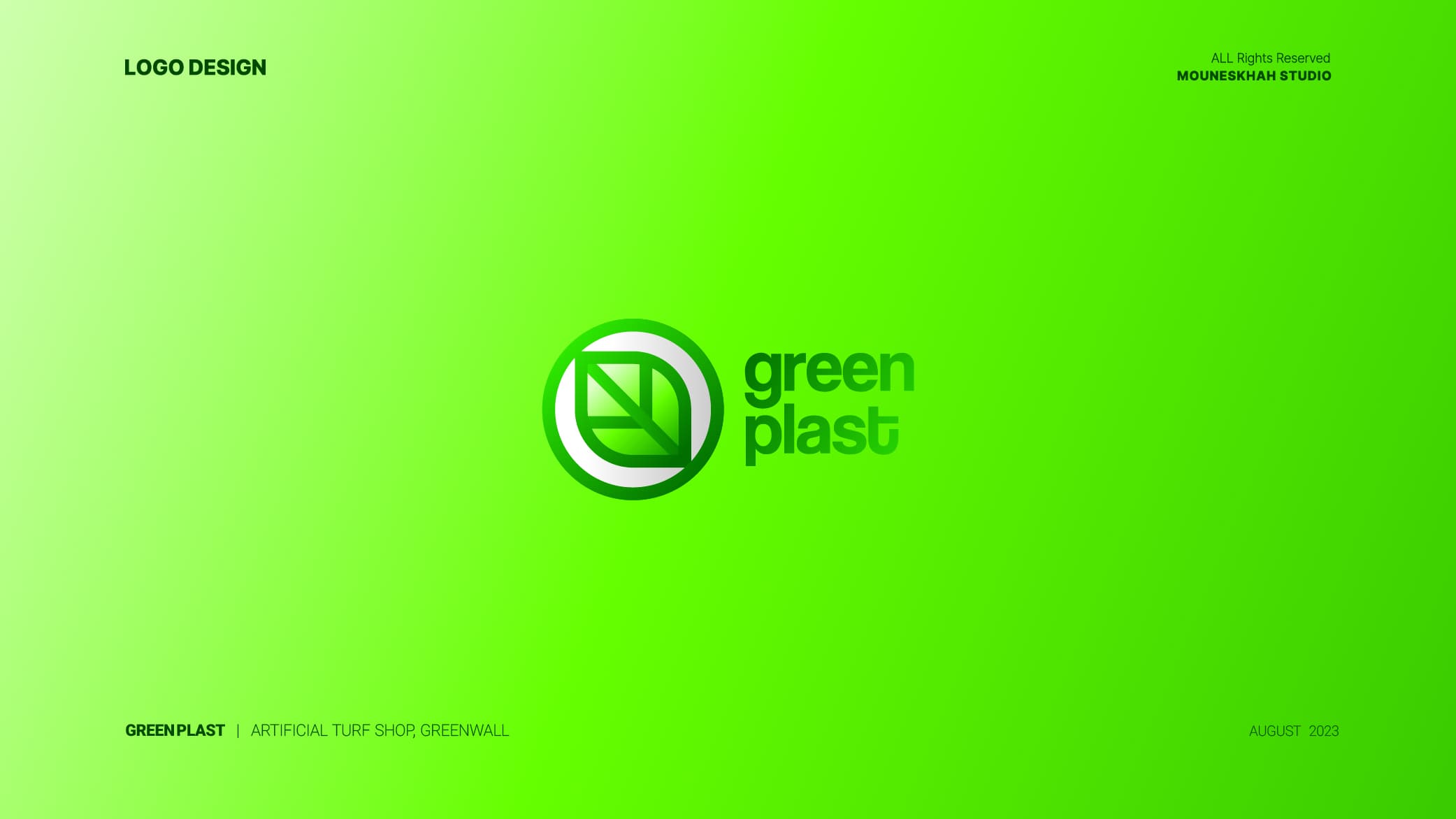 طراحی لوگو برند گرین پلاست | GREEN PLAST — کاربرد