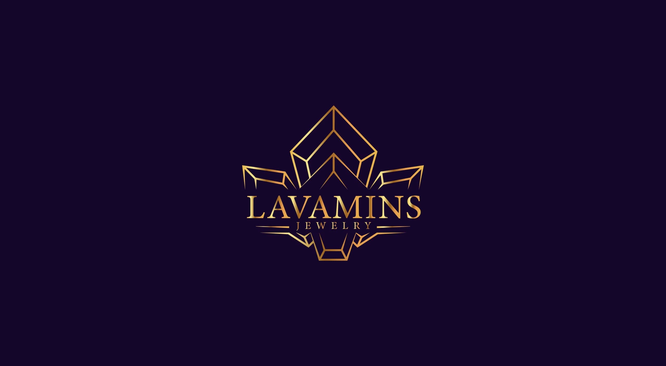 طراحی لوگو برند لاوامینس | LAVAMNIS — لوگو روی رنگ سازمانی