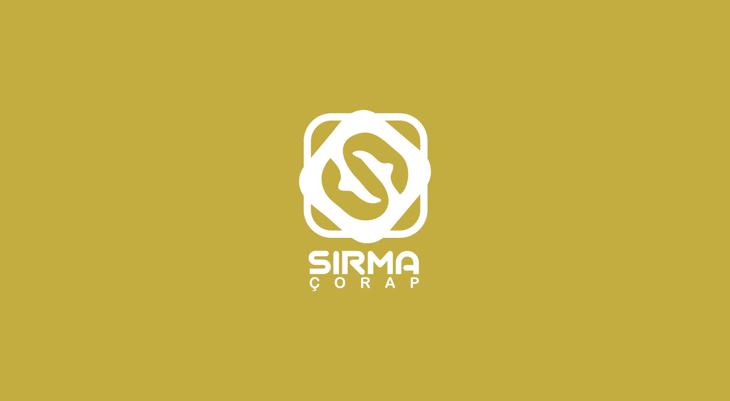 طراحی لوگوی برند سیرما | SIRMA — لوگو روی رنگ سازمانی
