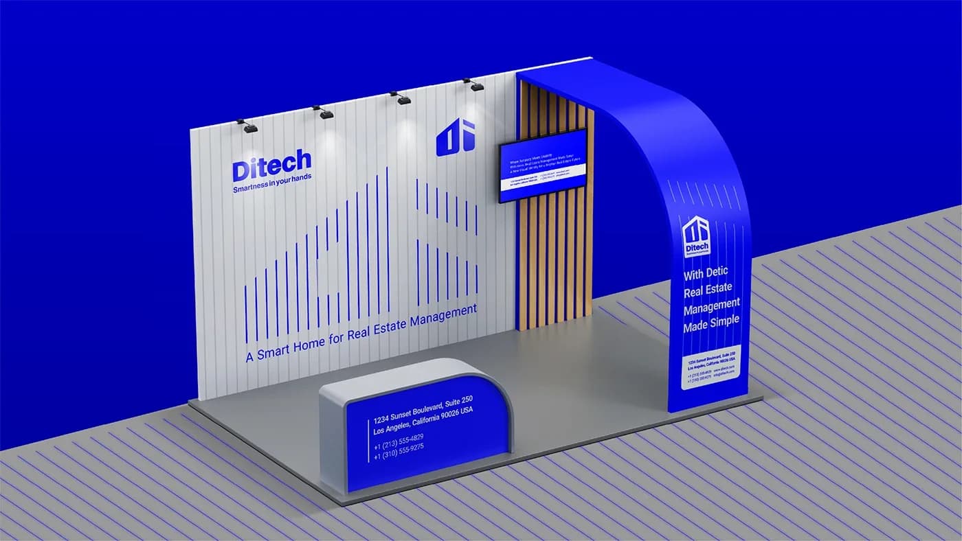 طراحی لوگو برند دیتک | DITECH — کاربرد