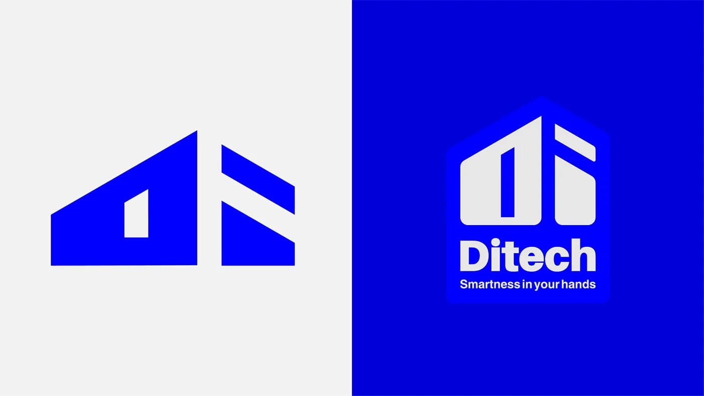 طراحی لوگو برند دیتک | DITECH — کاربرد
