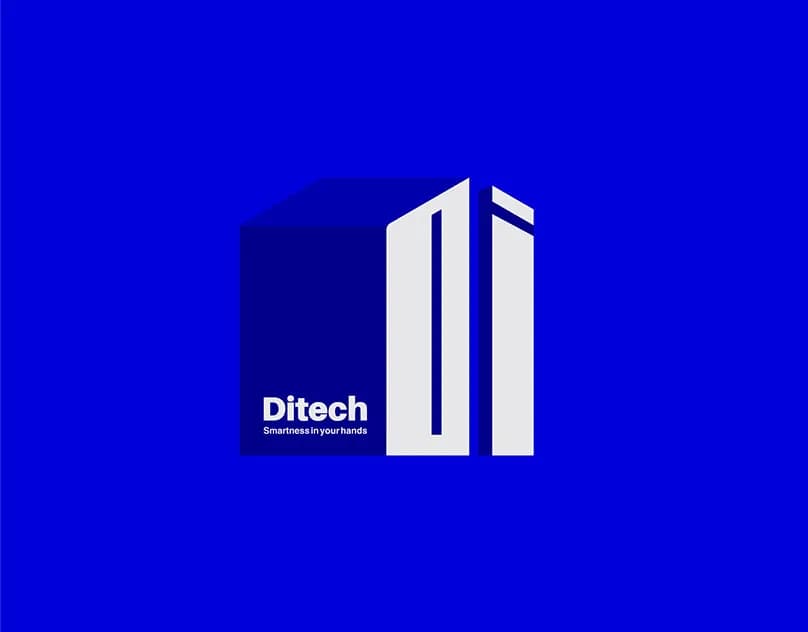 طراحی لوگو برند دیتک | DITECH