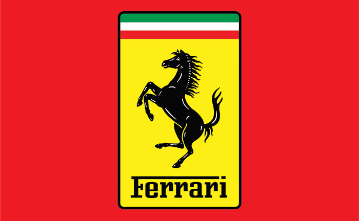 شکل حیوان اسب در لوگو فراری