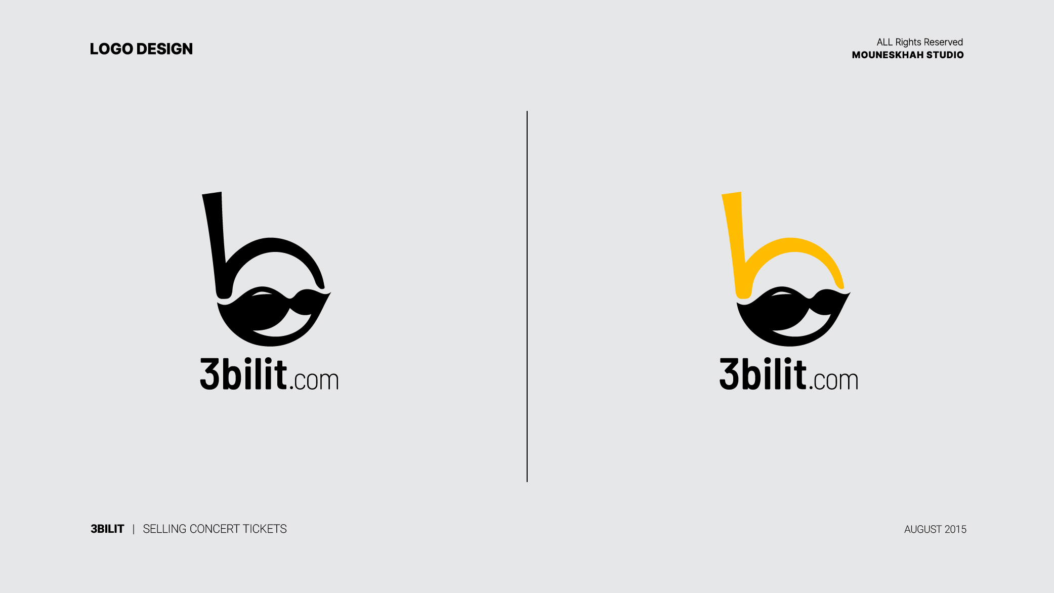 3BILIT, طراحی لوگو برای فروشگاه اینترنتی