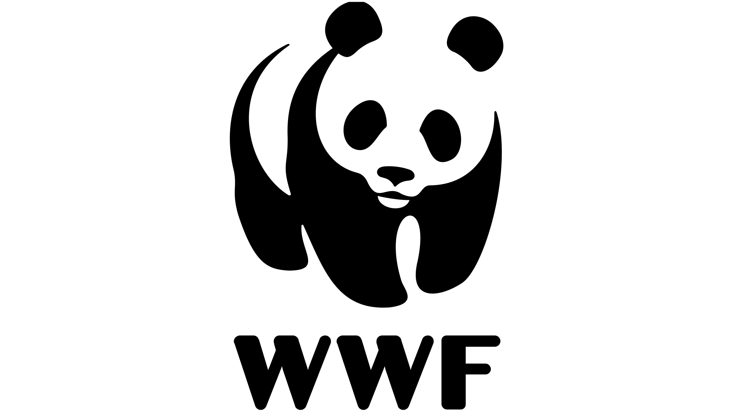 قوانین گشتالت در لوگو WWF