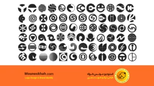 طراحی لوگوی دایره ای